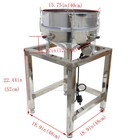 Used  Industrial Electric Sifter 15 7  Vibrating Sieve Shaker W 100-mesh Screen