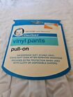 Vintage 1986 Gerber Vinyl Pants Pull-on Nos Size Medium 13-18lbs  White