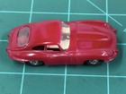 Tyco S Speedways Jaguar Xke Transparent Red Slot Car Runs On Aurora tomy Tracks