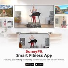 Sunny Health   Fitness Smart Folding Treadmill W  3-level Adjustable Incline