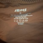 Skims Women s Brown 2x Plus Bodysuit One-piece Sleeveless Firm Compression
