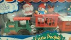 1998 Fisher Price Little People Christmas Train Set New sealed  damaged Box 