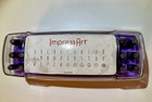 Used  Impress Art Lollipop Uppercase Metal Stamping Kit  33pcs   4mm Size 