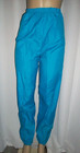 Vtg Capezio Blue Nylon Ballet Makers Joggers Warmup Yoga Pants Dancewear M