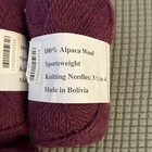 Frog Tree Yarn 100  Alpaca Wool 5 Skeins Sport Weight 1 75 Oz  503