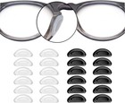 Adhesive Nose Pad  20 Pairs Eyeglass Nose Pads Stick On Silicone Anti-slip Fo   