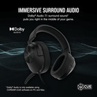 Corsair Hs55 Surround V2 Wired Headset Dolby Atmos 50mm Carbon Certified Refurb