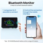 Bluetooth Battery Capacity Monitor For 12v 24v 36v 48v Systems Dc 8   90v Lcd