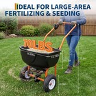 Walk Behind Lawn Spreader 70 Lbs Fertilizer Spreader Push Broadcast Spreaders Us