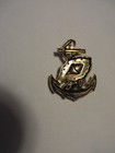 Vintage Sterling Silver Wwll Ww2 Navy Nurse Pin Acorn Leaf Anchor