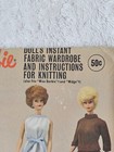 1965 Mccall   s 7840 Barbie Sewing   Knitting Pattern Complete Original Uncut Vtg
