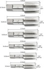 Hfs r  Npt Pipe Tap Set Machine Screw Inch Tap Die Bit 1  3 4 1 2 3 8 1 4 1 8 