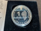 2012 Israel Sea Of Galilee Silver Coin Proof With Mint Box