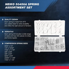 Neiko 50456a Spring Assortment Set  200 Piece  Extension And Compression Springs