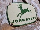 Rare Vintage John Deere Porcelain Sign 1962 Tractor Farming Farm Equipment 12 