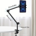 Long Arm Tablet Stand Phone Holder Lazy Bed Desk Mount For 4-10 2in Phone tablet