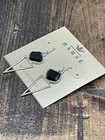 Barse By Leah Tahiti Earrings- Black Onyx-silver- Nwt
