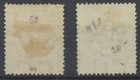 Ceylon Stamps 1882 Sg121 122 Mint Hinged Cv   93