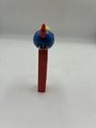 Vert Rare-vtg Cockatoo Parrot Pez Dispenser No Feet Red Stem Blue Head