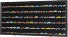 Car Display Case Black 6 Tier Matchbox Model 1 64 Diecast N Train Wood Cabinet