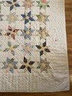 Vintage Star Quilt Hand Sewn Cotton Blend 93x78in