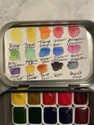 Winsor   Newton Professional Watercolor Quarter Pan Sample Set Of 15 Colors