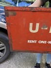 Vintage U-haul Rentals Advertising U Sign Tailgate Rare Dealer Wood Metal