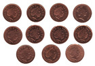 Small Collection Of British Decimal 1 Penny Coins X11 Bulk Lot