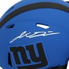Jaxson Dart New York Giants Autographed Riddell Rave Speed Mini Helmet