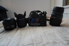 Nikon D3300 Dslr Camera Bundle W  3 Lenses  Nikon Bag  Remote   Av Cable