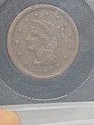 1851 Braided Hair Large Cent Xf Details Lt Bn
