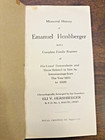 Emanuel Hershberger Family Record History Amish 1811-1920 Small Book Genealogy