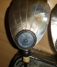 Antique Vintage Set 2 Hat Stick Pins Mother Of Pearl Shell