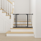 Wide Baby Gate With Wall Protector For Stairs  29 5-45 3  Dog Gate For Doorways
