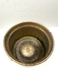 Vintage Solid Brass Copper Planter Pot Cauldron With Feet  4 50 X 6