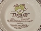 Vintage 1983 Royal China Co  Apple Pie 11  Dish Plate With Recipe Usa