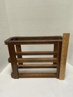Vtg Wooden Singer Sewing Machine Treadle Cabinet Drawer Rack Frame Shelf Crafts