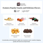 Christmas Chocolate Food Gift Basket Tower Snack Gifts For Women  Men  Families 