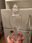 Vintage Rare C 1900 Flawless Tiny 91 2    Tall Puritan Footed Apothecary Candy Jar