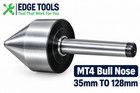 4mt Bull Nose Pipe Live Revolving Center Mt4 35mm To 128mm Lathe M c Edge Tools