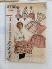 2 Cute 50 s 60 s Apron Patterns skirt bib pockets bonus