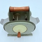 Vintage Nestor Johnson Card Shuffler Green Metal Wood Handle Hand Crank - Mcm