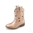 Toddler Girls Mid-calf Cowboy Boots Glitter Western Star Shoes