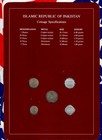 Coin Sets Of All Nations Pakistan 1 Rupee 50 25 10 5 Paisa 1988 Unc