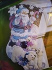 Bucilla 86653 Arctic Santa Stocking Felt Applique Kit-18  Long