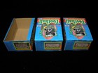  3  1986 Topps Nfl Football Empty Wax Display Boxes Bears Patriots Team Cards