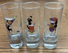 Lot Of 3 Hard Rock Cafe Online 2006 Cocktail Waitress Girls Shot Glass W  Karra
