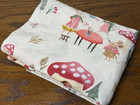 New- Pottery Barn Kids Queen Flat Sheet    2 Mice   Friends Organic Pillowcases