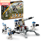 2 Pack Clone Troopers Battle Pack Buildable Cannon 4 Minifigures Ages 6  Gift
