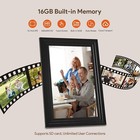 Uhale 10 1inch Digital Picture Frame Wifi Smart Digital Photo Frame Black  new 
